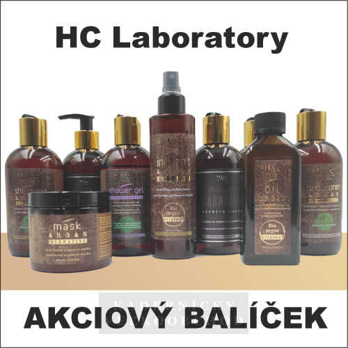 *AKCIA HC Lab 80,- EUR ZDARMA Masážny olej argan.